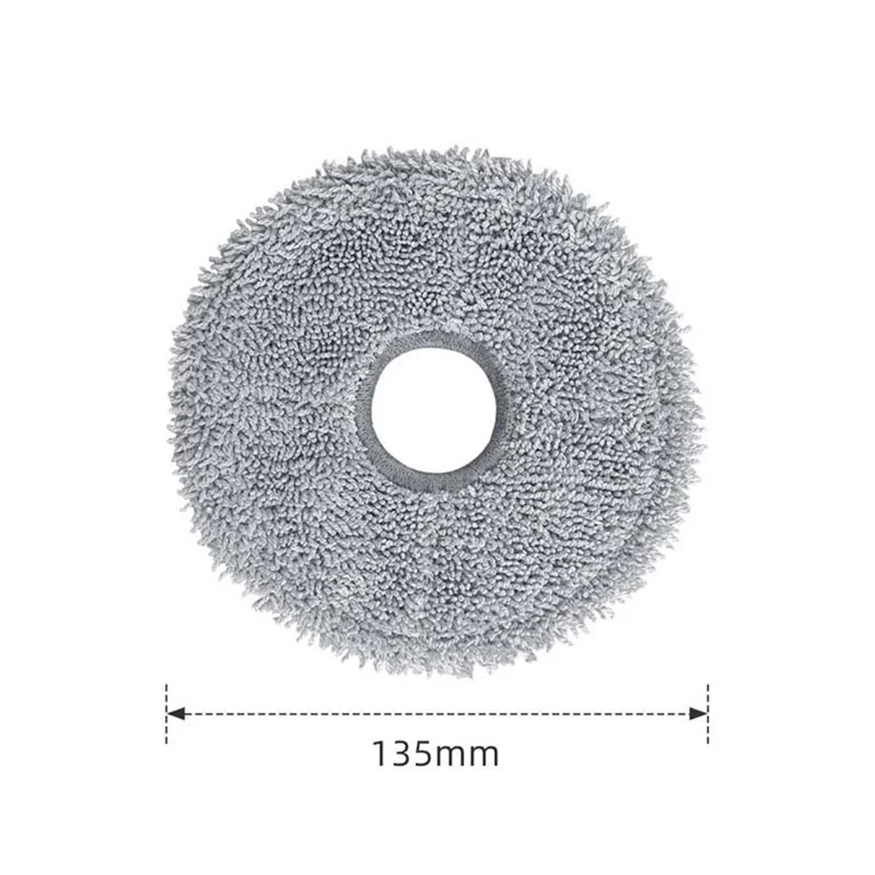 4PCS Washable Mop Cloth for Xiaomi Robot Vacuum 3S B108CN /2Pro B113CN Robot Vacuum Cleaner Replacement Parts Mop