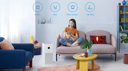 XIAOMI MIJIA Smart Air Purifier 4 Lite Deodorization Remove Formaldehyde Bacteria Odor PM2.5 APP Remote Control Low Noise Design