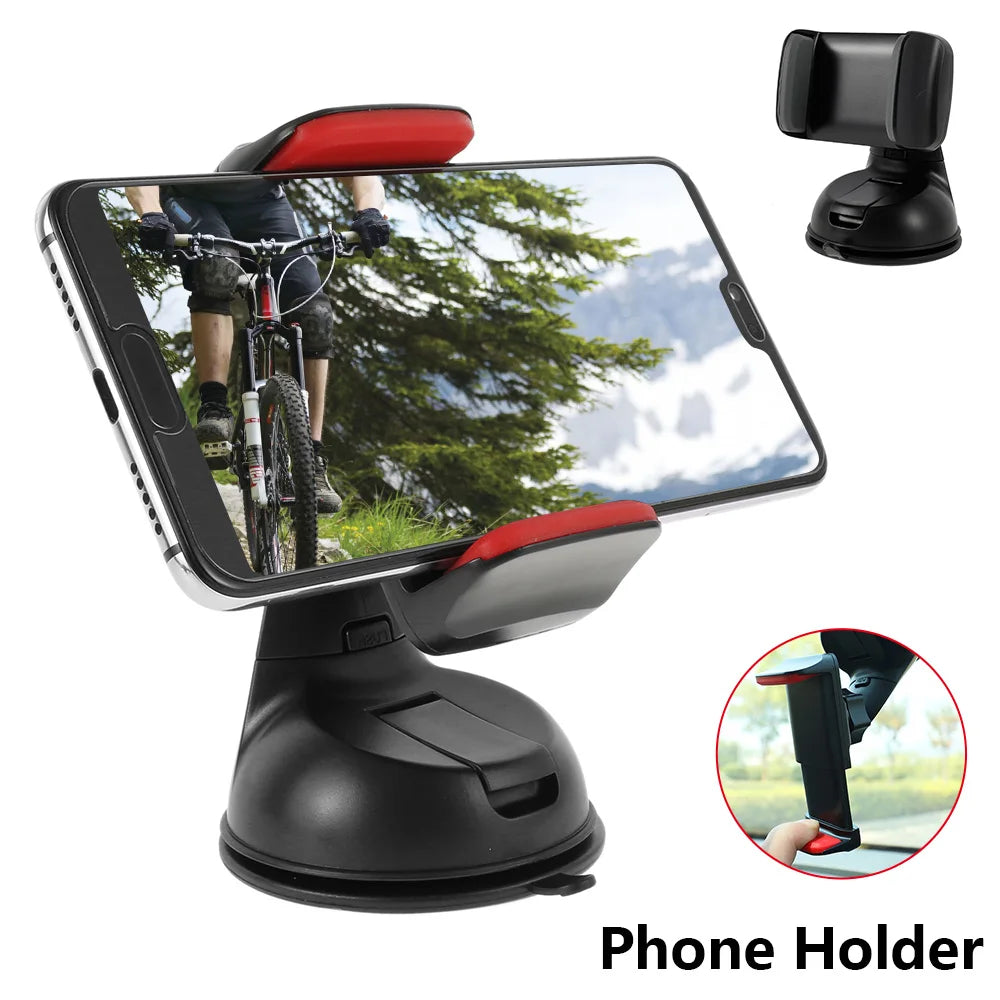 Universal Car Mobile Phone Holder 360 Degrees Rotation Dashboard Suction Mount Stand Cell Phone Holder For Mobile Phone Car Brac