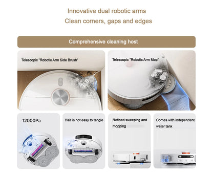 XIAOMI MIJIA M40 Robot Vacuum Cleaner,High-Precision Obstacle Avoidance,12Kpa Suction,Intelligent Mop Lift,LDS laser navigation