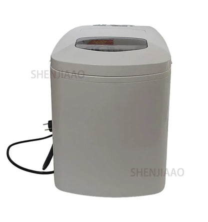 15kg Automatic Small Round Ice Maker Commercial Household Milk Tea Shop Bar Desktop Portable Ice Cube Making Machine