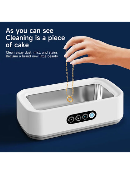 Xiaomi Ultrasonic Cleaner 48KHZ High Frequency Vibration Jewelry Eyelasses Cleaner Timing For Watches Jewelry Makeup Tool