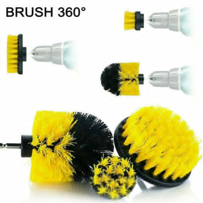 13 pcs Drill Brush Set Car Detailing Tile Carpet Cleaning Power Scrubber Attachment for Bathroom Kitchen Auto Cleaing Supplies