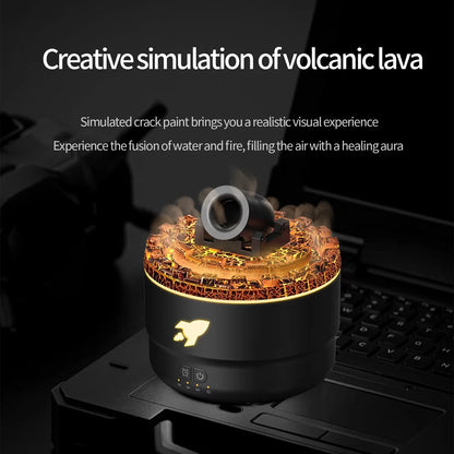 2024 New Creative Home Lava Crack Aromatherapy Machine Humidifier Hotel Essential Oil Diffuser Aromatherapy Machine