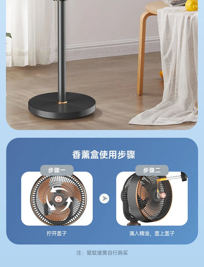 Air circulation fan Household appointment timing variable frequency floor fan Vertical turbine convection new electric fan 220V