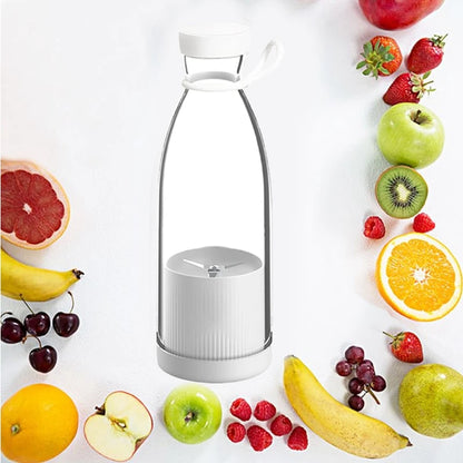 300ML Portable Blender Electric Juicers USB Rechargeable Smoothie Mini Blender Personal Juicer -White