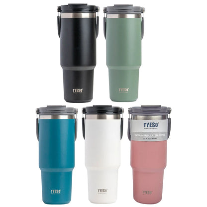 Thermos Bottle Stainless Steel 900ML Portable Ice Cup Double-Layer Insulation Travel Sports Water Bottle Insulated Water Bottle