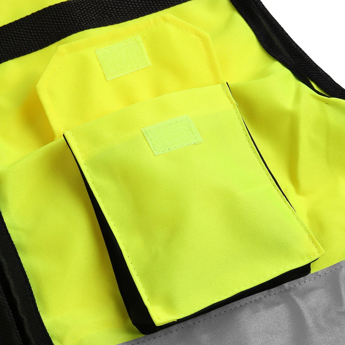 S/M/L High Visibility Hi-Vis Safety Vest Reflective Driving Jacket Night Security Waistcoat With Pockets For Work Run