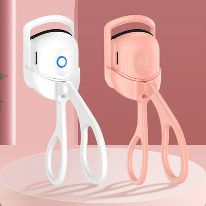 Electric Heated Eyelash Curler Eyelashes Curls Thermal Eyelash Curler USB Rechargeable Mini Long Lasting Makeup Tool Beauty Tool