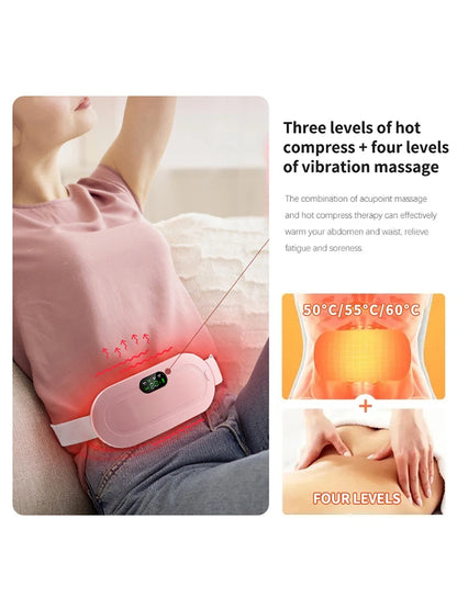 Waist Massager Portable Electric Heating Pad Waist Belt Device Massage Warm Palace Treasure Abdominal Bag