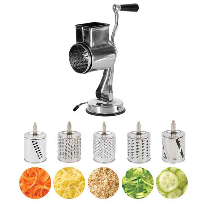 Rotary Cheese Grater Food Mills Grinder Vegetable Chopper Drum Blade Grinding Tool Set Kitchen Accessories