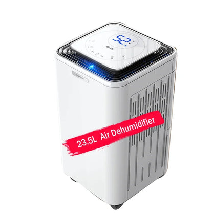 New 23L / day efficient dehumidifier Home bedroom clothes dryer Low noise dehumidifier Commercial High power absorption dryer