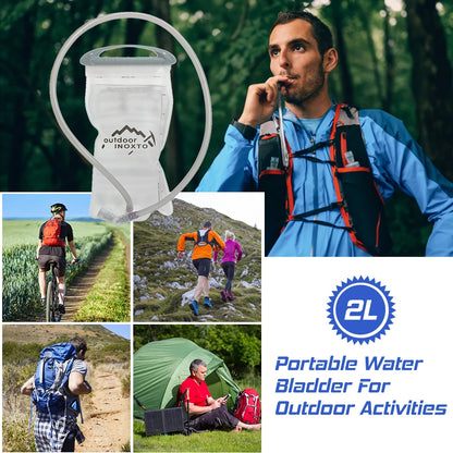 1.5L Hydration Bladder Leakproof Water Reservoir Water Bladder for Hydration Backpack Water Storage Bag for Hiking Running