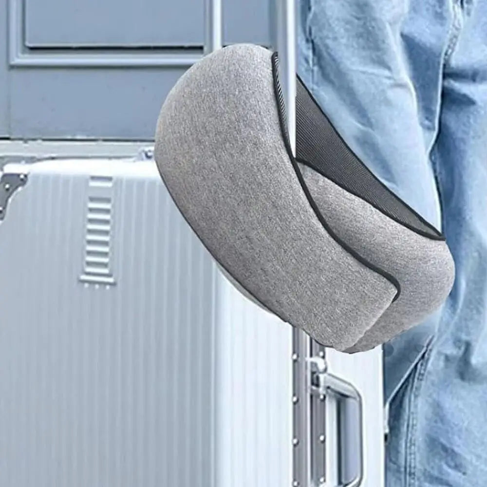 Travel Neck Pillow Memory Foam U-shaped Pillow Portable Adjustable Soft Neck Support Noon Break Sleep Pillows