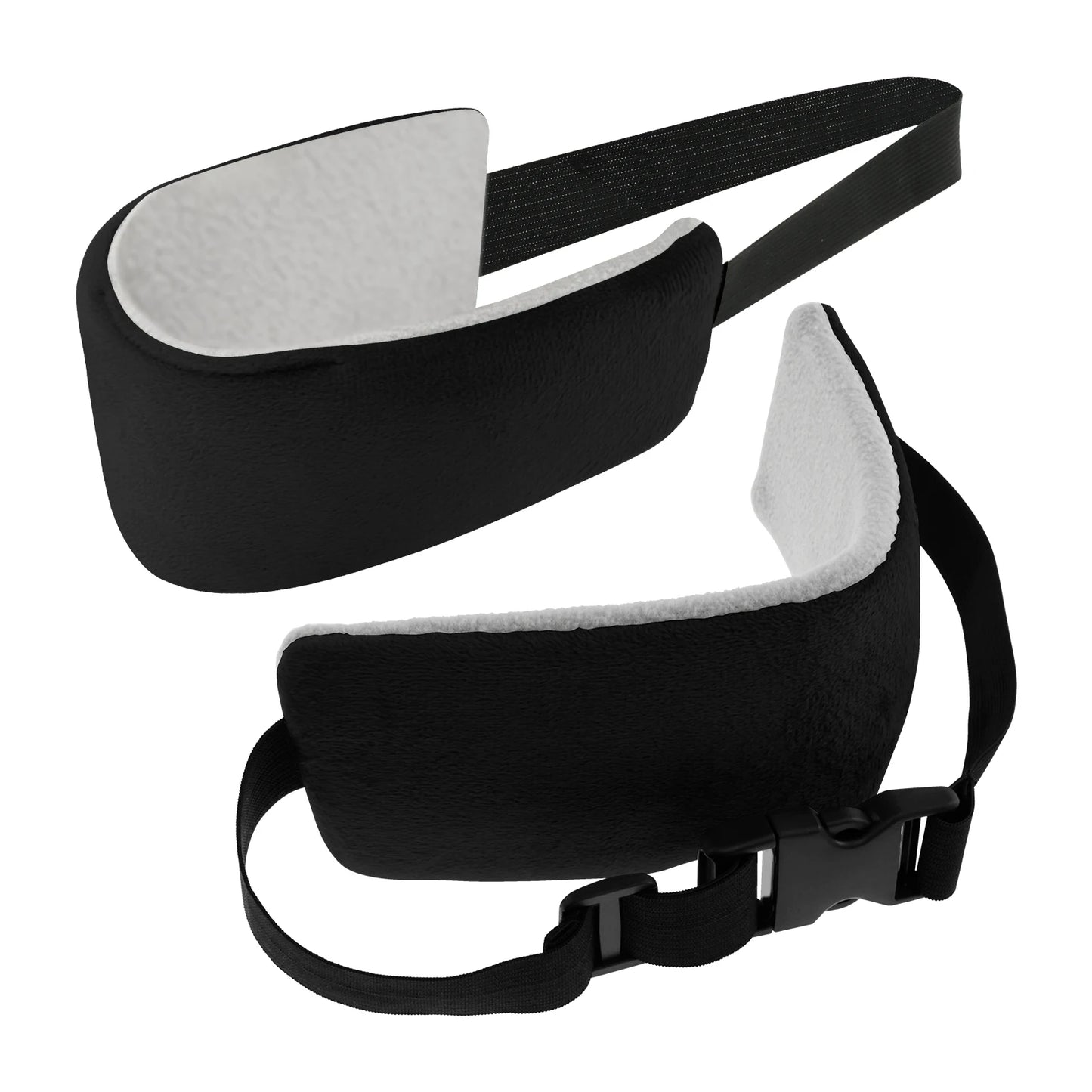 2PCS/Set Travel Pillow Alternative Stops Head Bobbing Airplane Head Straps and Car Head Support Band Great on Travel Upright