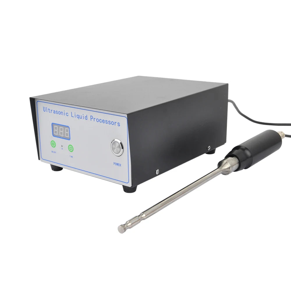 28KHz Lab Ultrasonic Homogenizer Ultrasound Rod Sonicator Vibration Bar for Medicine Herbal Plant Extractor Oil Liquid Mixing