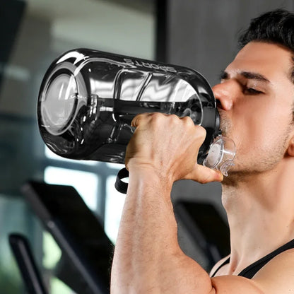 1.7L/2.5L/3.8L Fitness Cup Bpa Free Gym Drinking Bottle Large Capacity Portable PC Sports Water Bottle With Straw Water Kettle