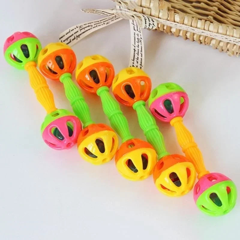 1PC Parrot Toy Creative Rattle Bite Resistant Bird Toys Double-head Bell Ball Toy Large Parrot Training Tool Jaulas Para Pájaros