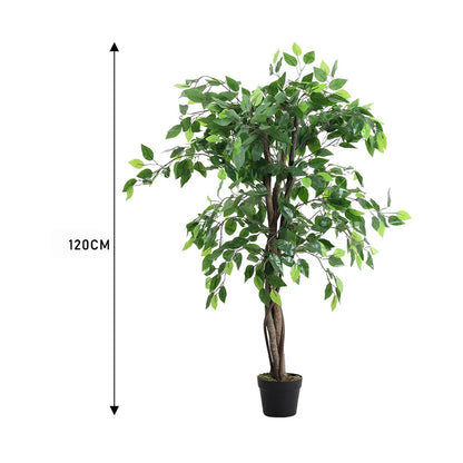 【Breeins】Artificial Plant Fake Green Tree in Pot