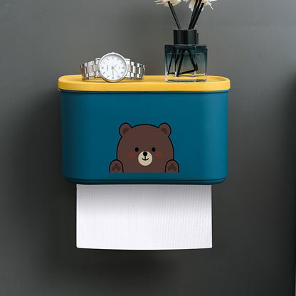 Toilet Paper Box Wall-mounted Waterproof Free Punch