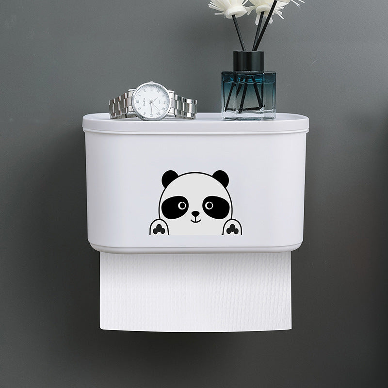 Toilet Paper Box Wall-mounted Waterproof Free Punch