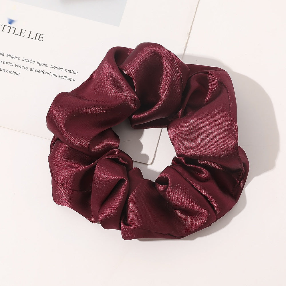 Silk Large Intestine Silk Sweet Satin High-end Hair Ring