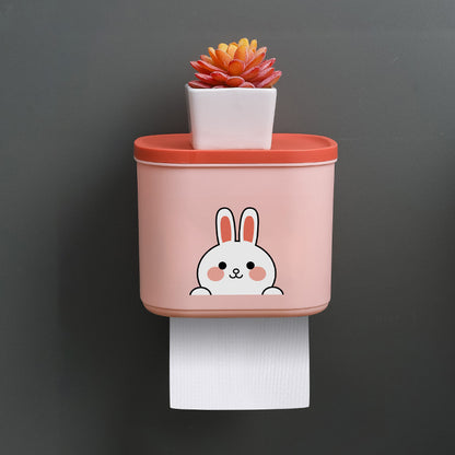 Toilet Paper Box Wall-mounted Waterproof Free Punch